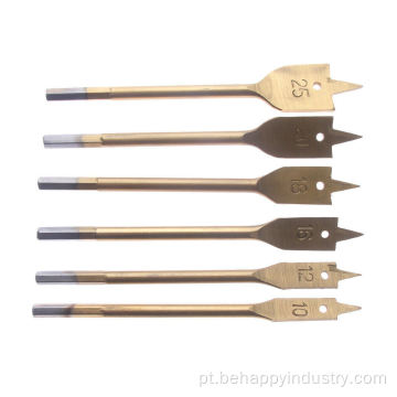 Paddle Flat Wood Drill Bit Bit Bit Gold Colorchic